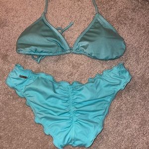 Victoria’s Secret ruffle cheeky bikini